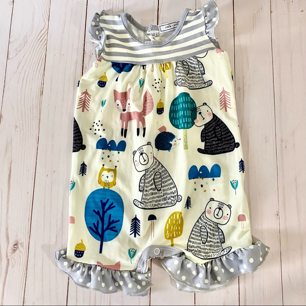 Little Millie Forest Friends Baby Romper 6M